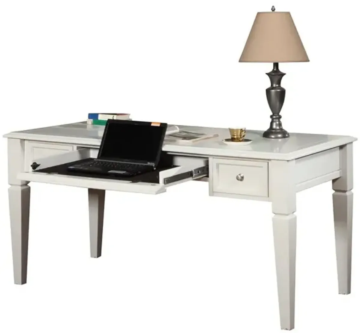 Parker House Boca Collection 60 Inch Writing Desk Cottage White