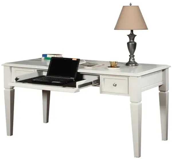 Parker House Boca Collection 60 Inch Writing Desk Cottage White