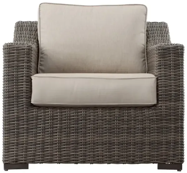 Steve Silver Jones Lounge Chair with Half-Round Resin Wicker