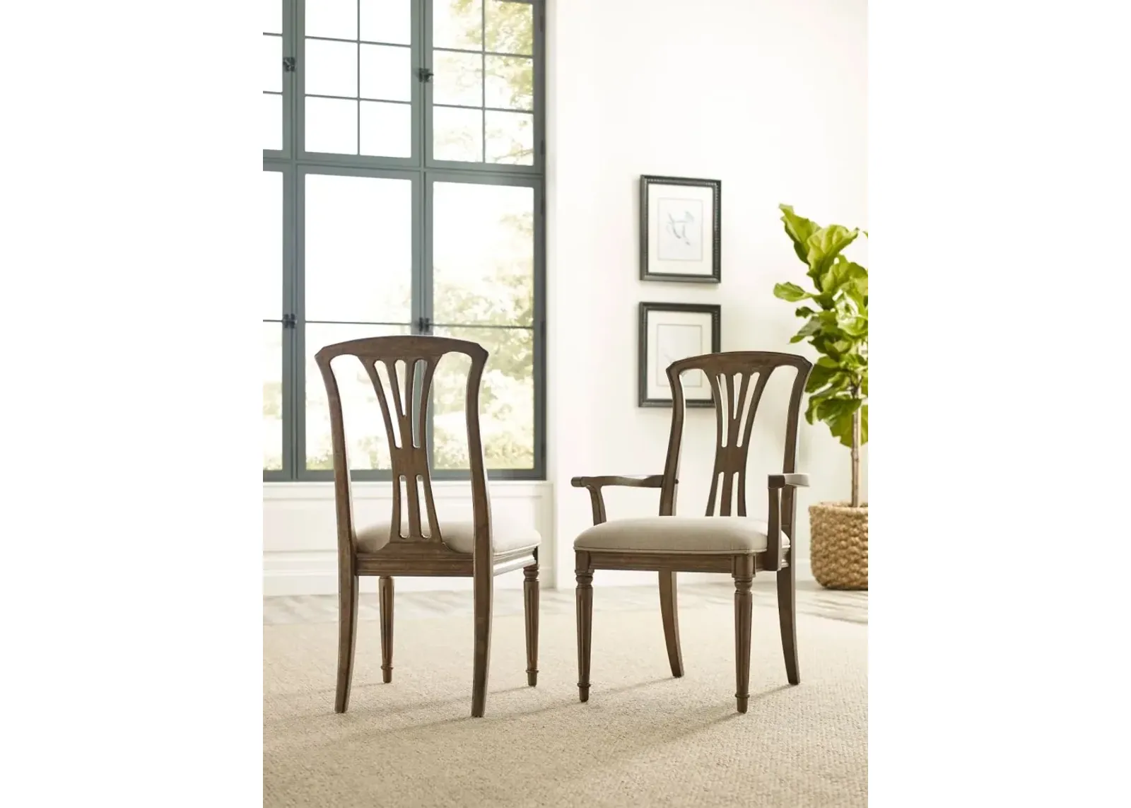 Kincaid Ansley Fergesen Cinnamon Side Chair