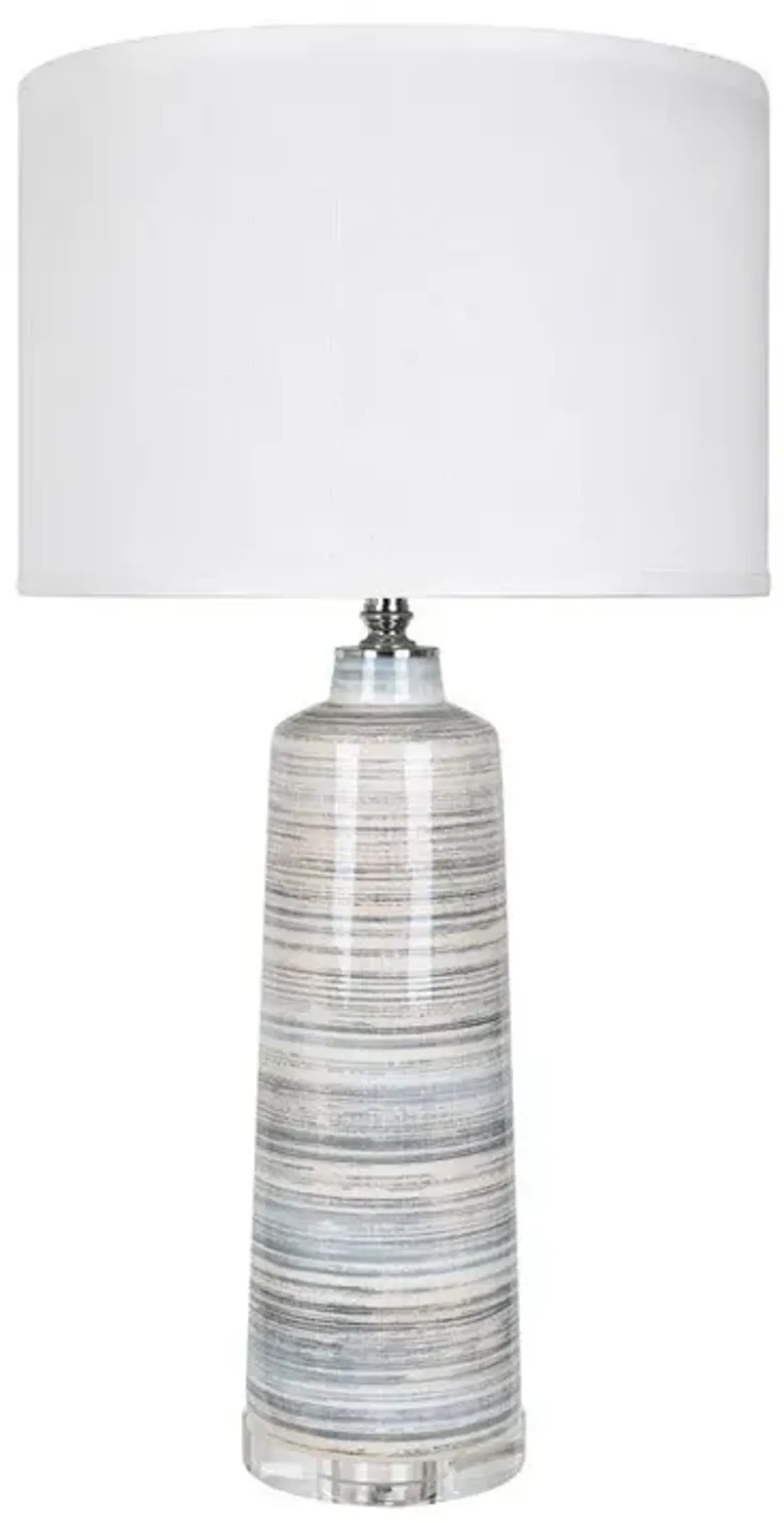 Crestview Baron Soft Blue & Grey Table Lamp