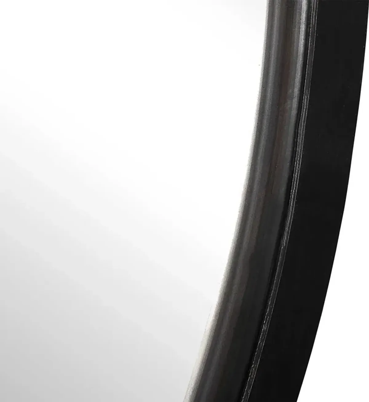 Uttermost Dawsyn Aged Black Round Mirror