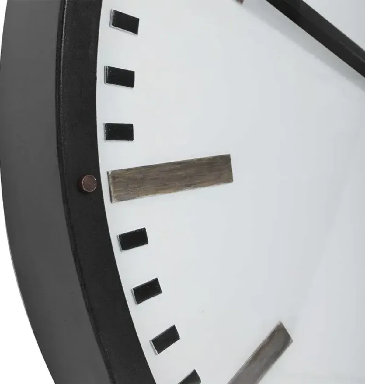 Uttermost Fleming Black Large Wall Clock