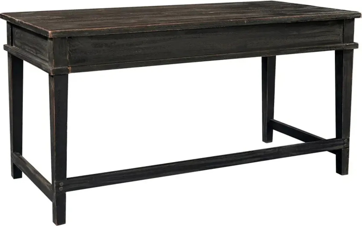 Aspenhome Reeds Farm Weathered Black Writing Desk