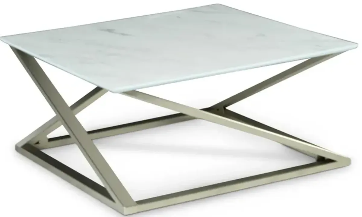 Steve Silver Zurich White Cocktail Table