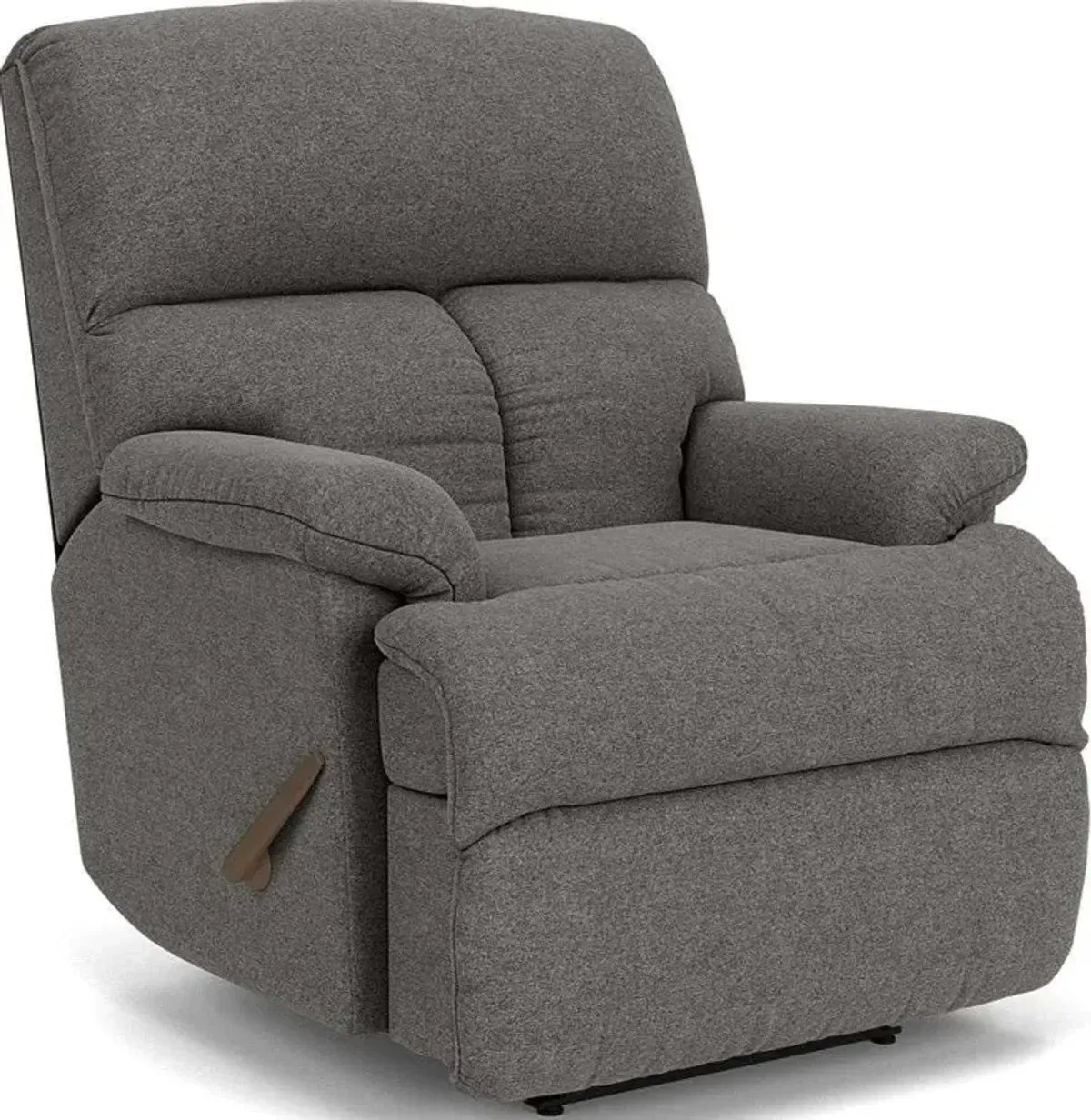 Flexsteel Triton Gray Flagstone Manual Recliner