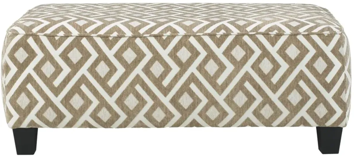 Ashley Dovemont Putty Oversized Accent Ottoman