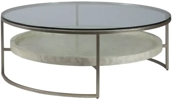 Artistica Home by Lexington Signature Designs Cumulus Capiz Large Round Cocktail Table