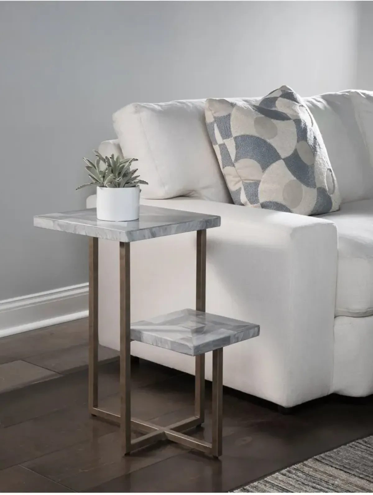 Artistica Home by Lexington Signature Designs Salvo Rectangular Tier Spot Table