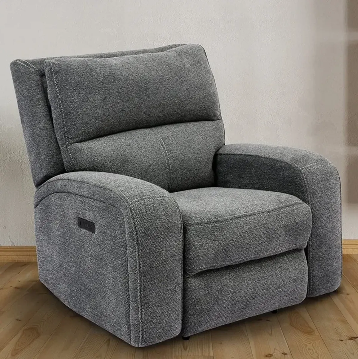 Parker House Polaris Collection Recliner in Bizmark Grey