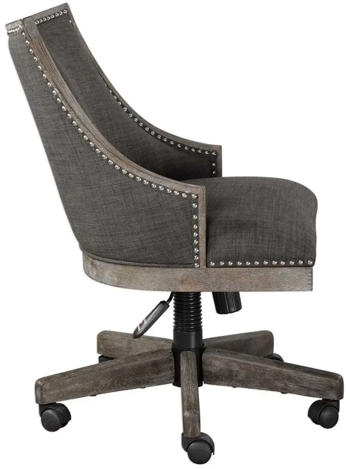 Uttermost Aidrian Heavy Gray Desk Chair