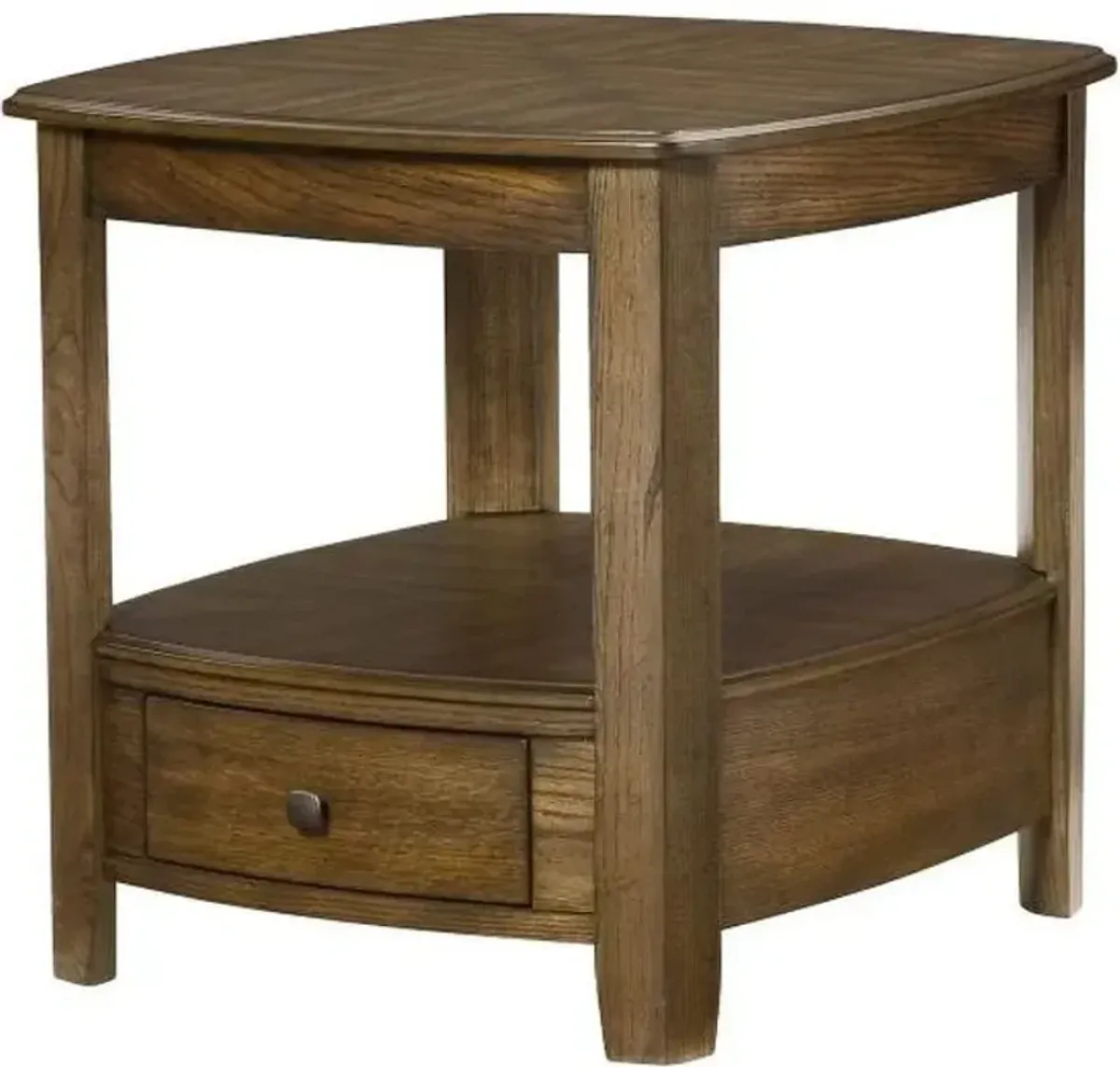 Hammary Rectangular Drawer End Table Primo