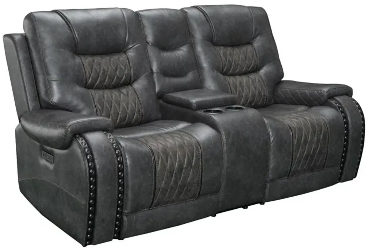 Parker House Outlaw Collection Reclining Loveseat in Stallion Color