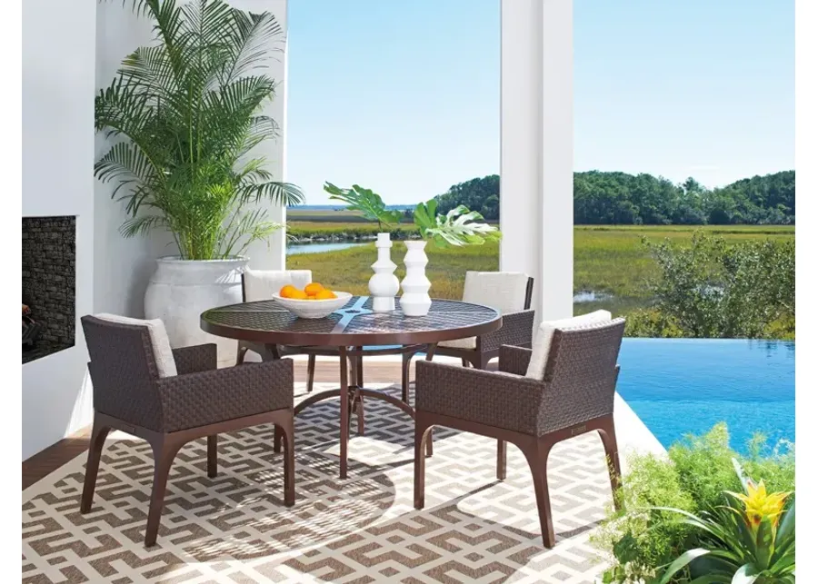 ABACO OUTDOOR ROUND DINING TABLE