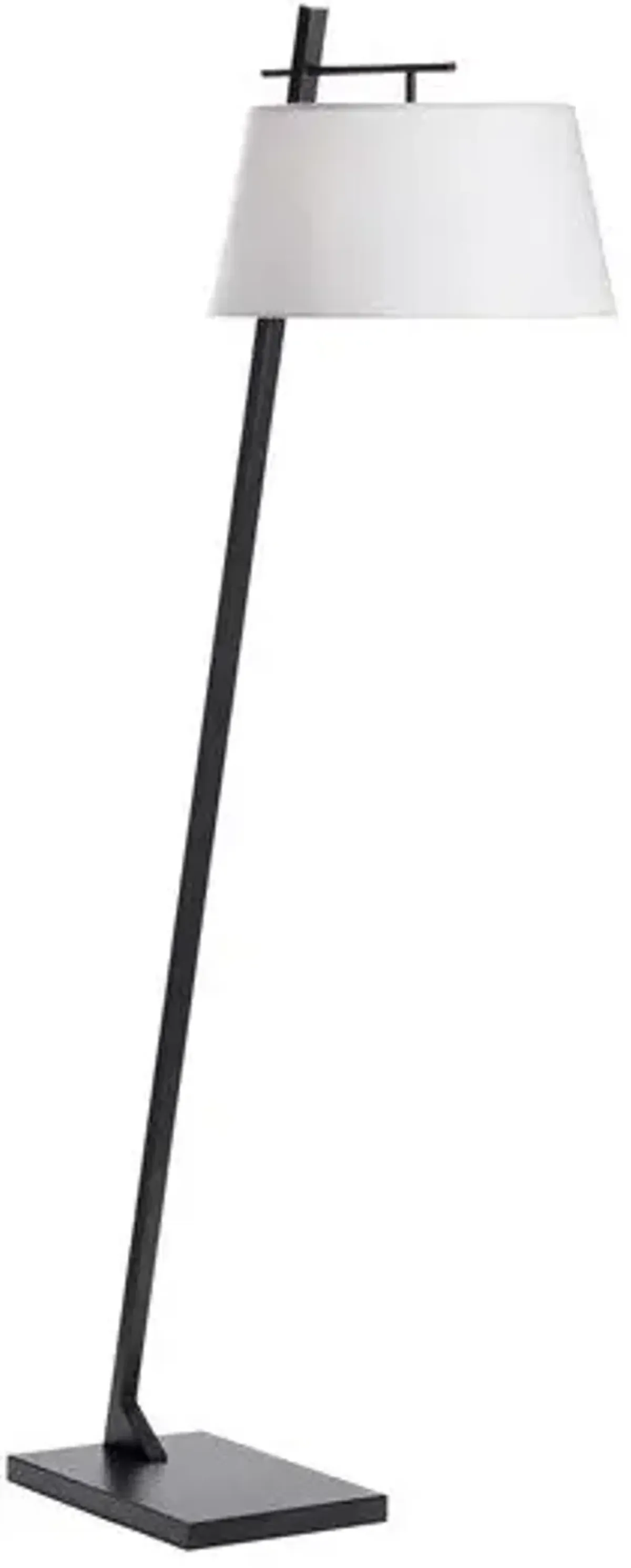 Crestview Bronson Black Floor Lamp