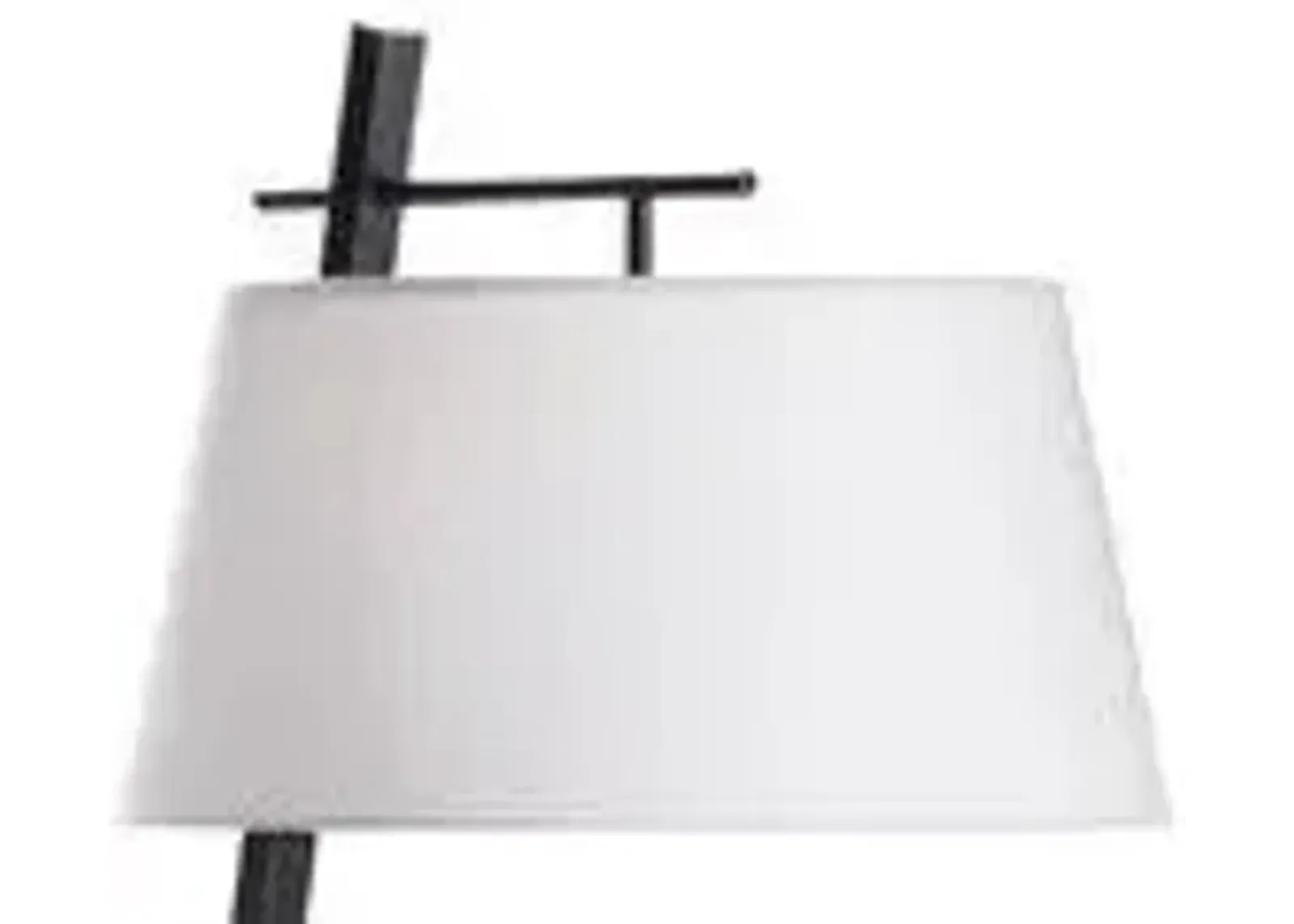 Crestview Bronson Black Floor Lamp