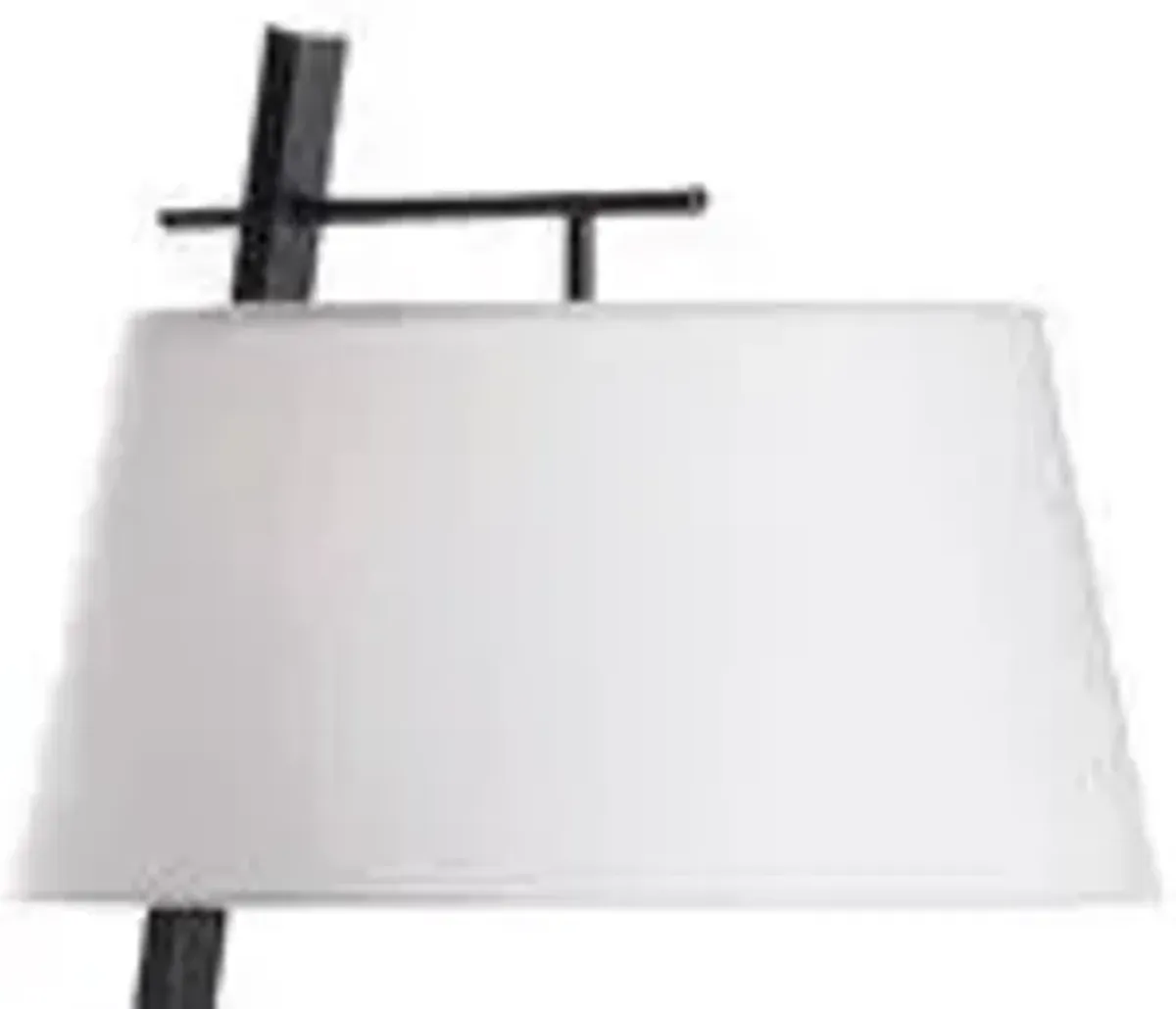 Crestview Bronson Black Floor Lamp