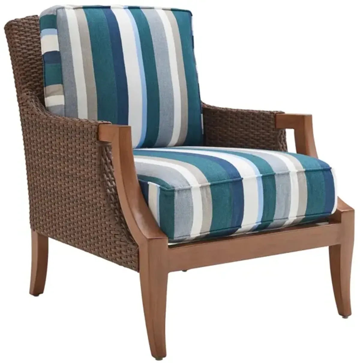 Tommy Bahama Outdoor by Lexington Harbor Isle Lounge Chair in Walnut