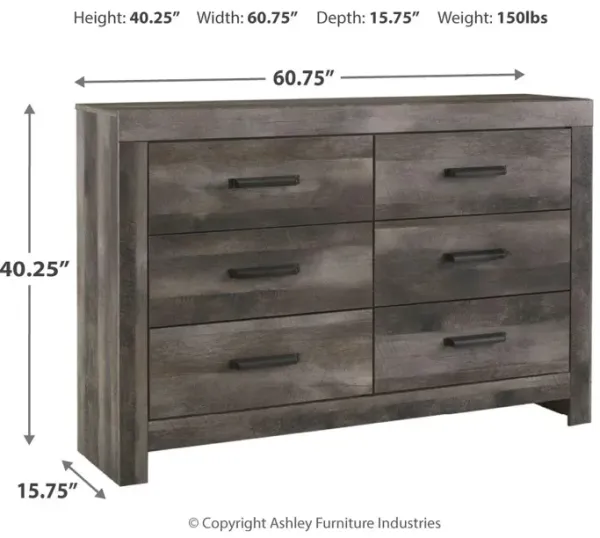 Ashley Wynnlow Gray Dresser
