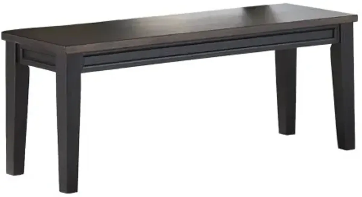 RAVEN NOIR TWO-TONE BENCH