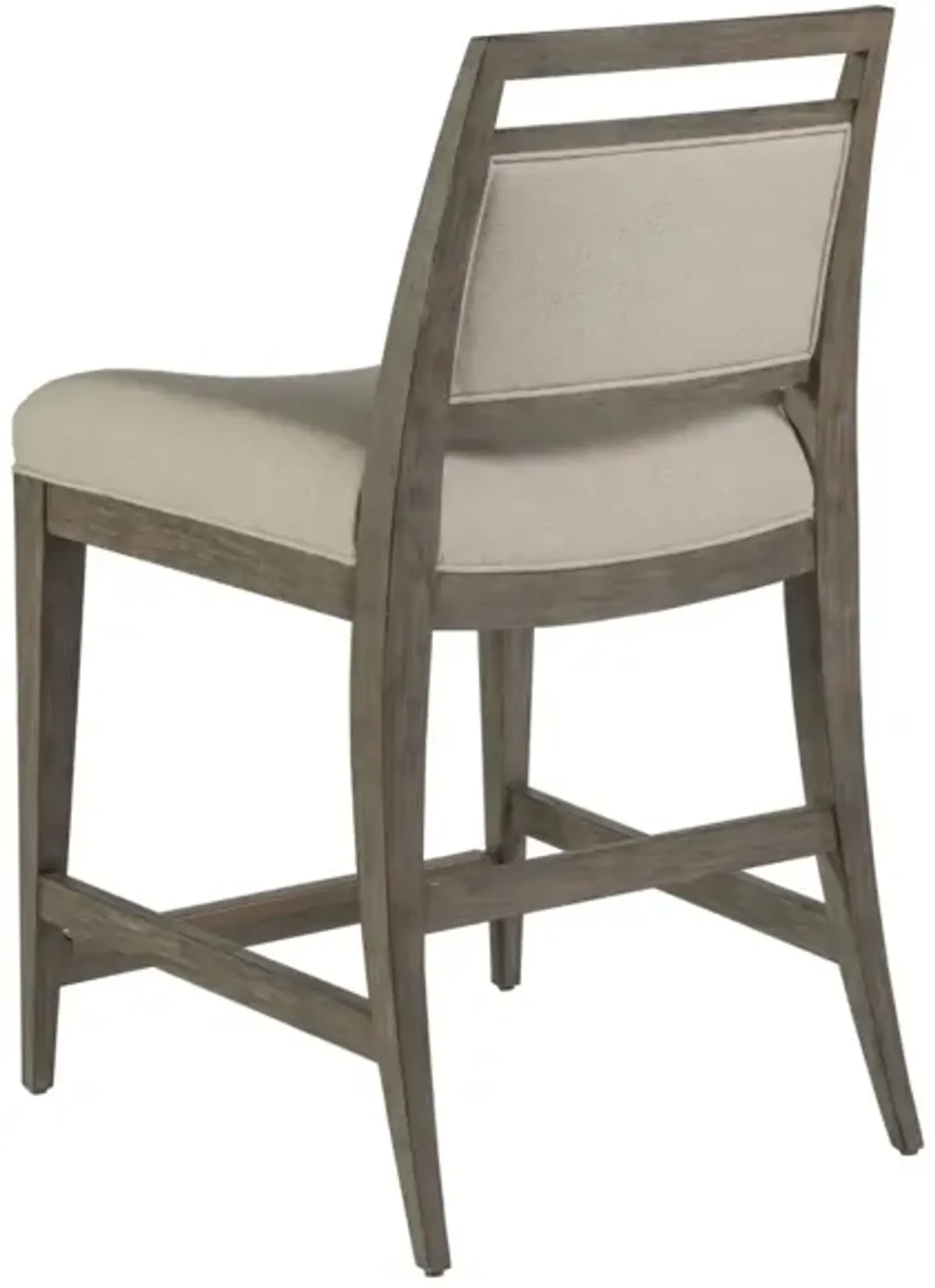 Artistica Home by Lexington Cohesion Program Nico 24.5 Inch Upholstered Wood Counter Stool Light Brown/Beige