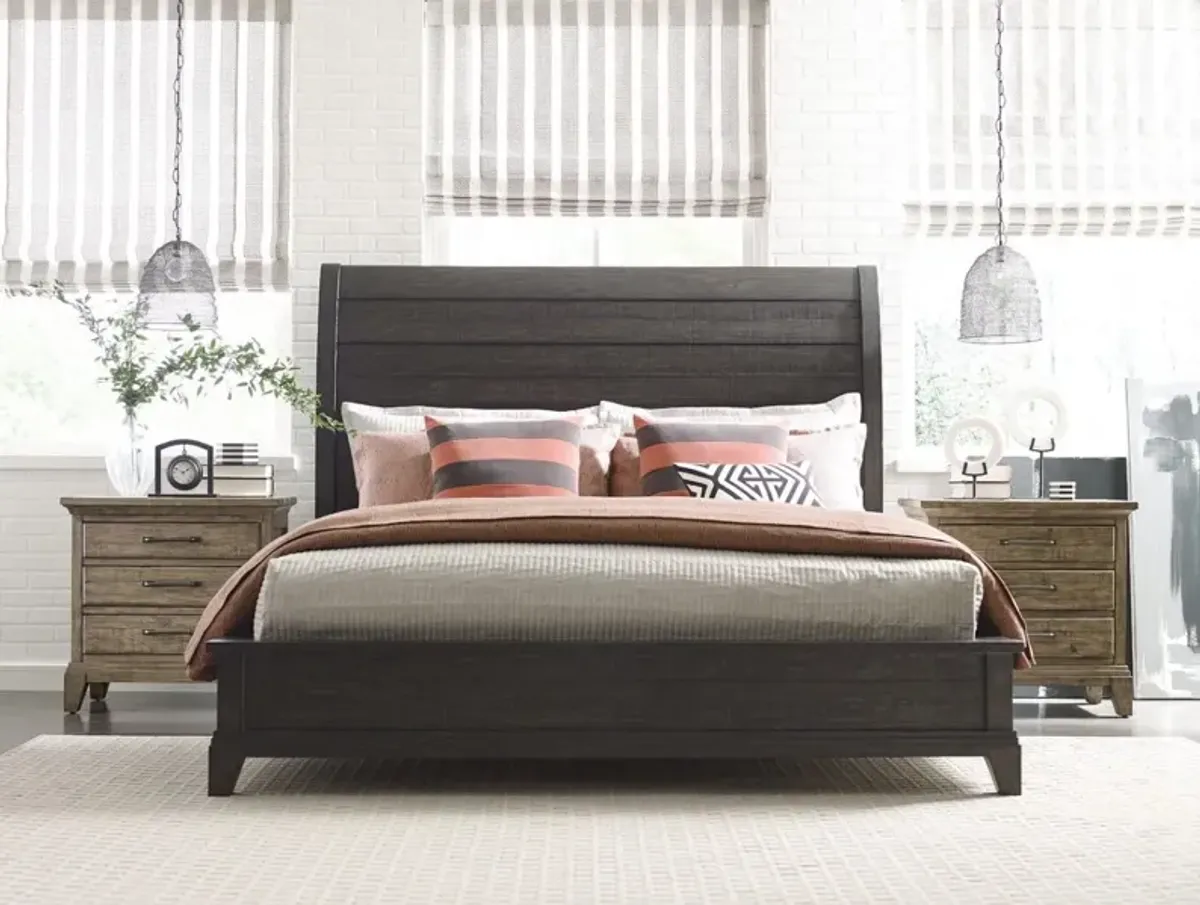 Kincaid Eastburn Plank Road Sleigh Queen Headboard