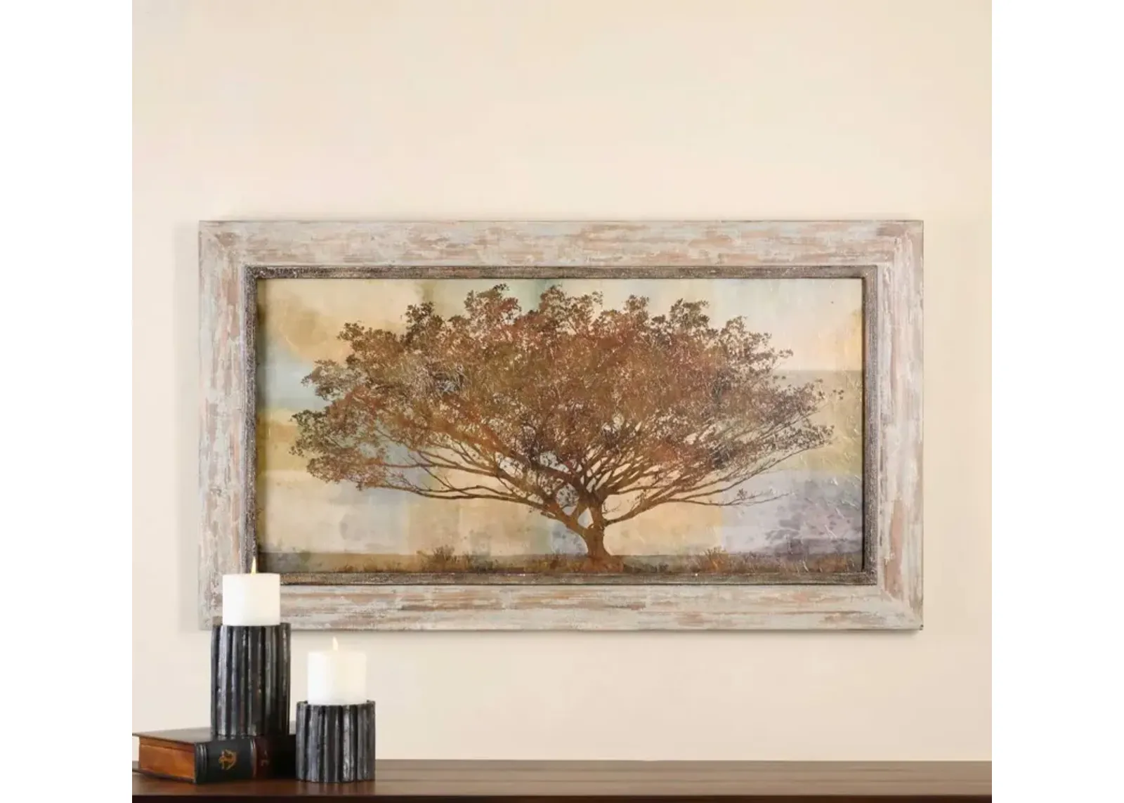 Uttermost Autumn Radiance Sepia Framed Art