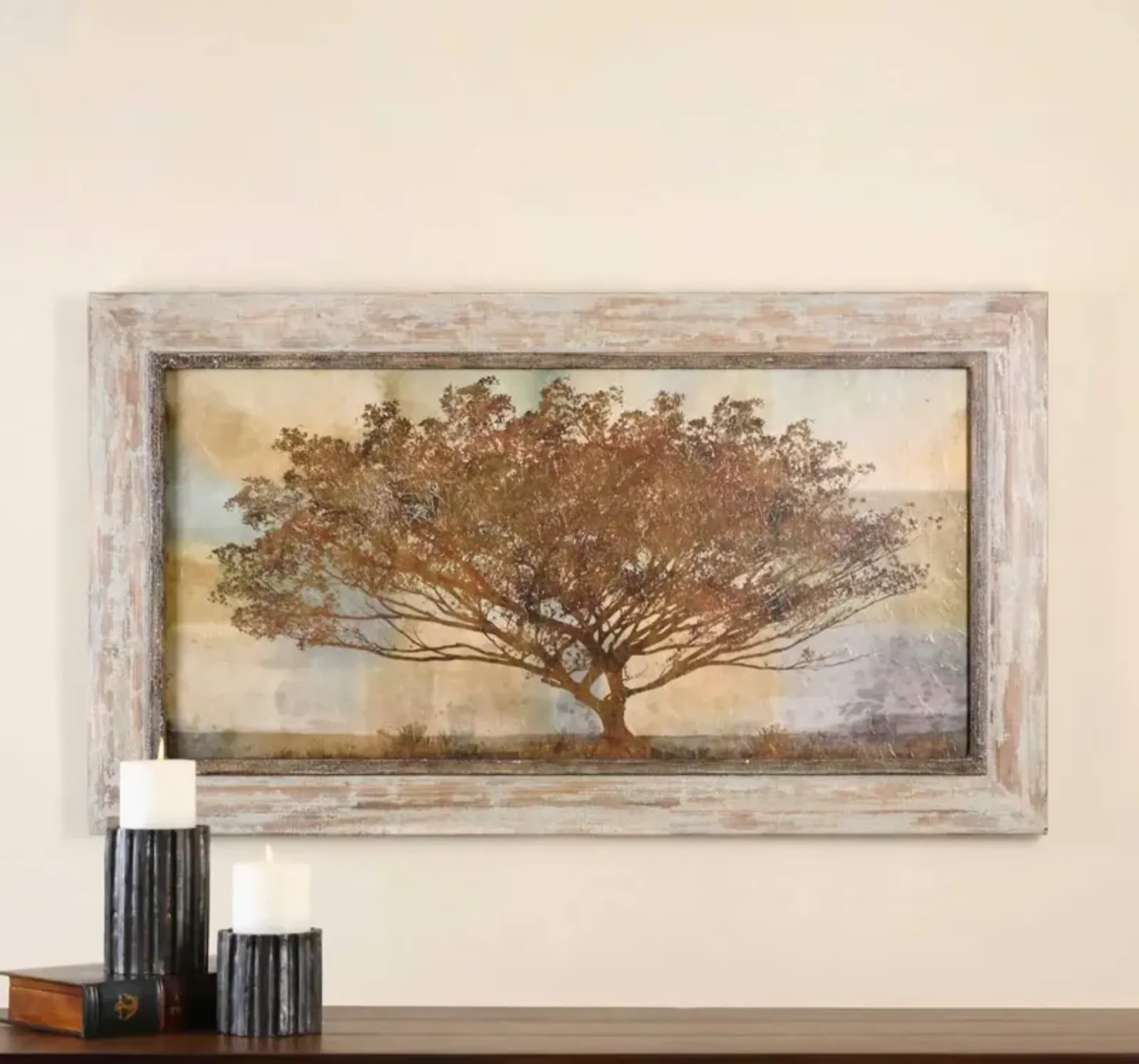 Uttermost Autumn Radiance Sepia Framed Art