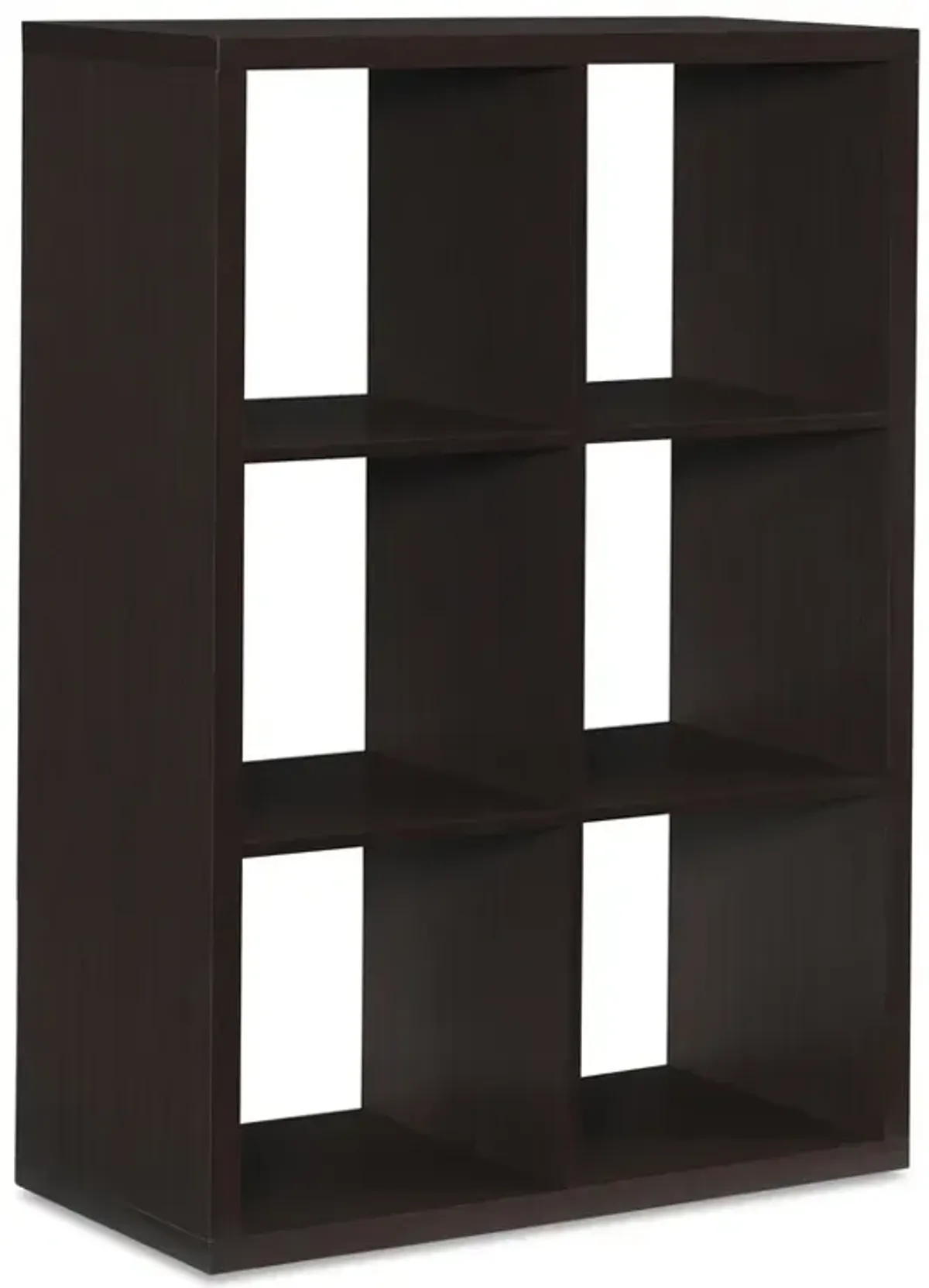 Linon Galli 6 Cubby Storage Cabinet Espresso