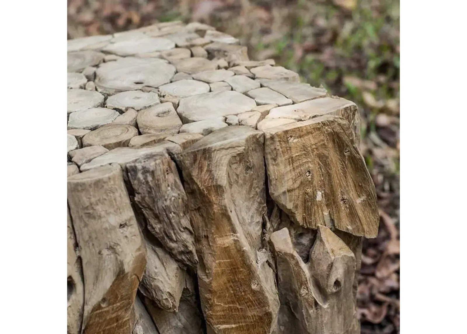 Uttermost Teak Root Bunching Cube Table