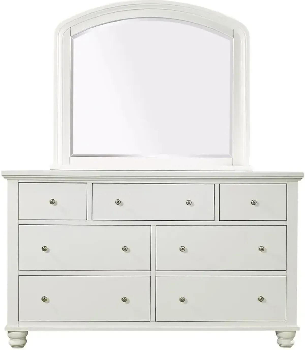 Aspenhome Cambridge White Double Dresser Mirror