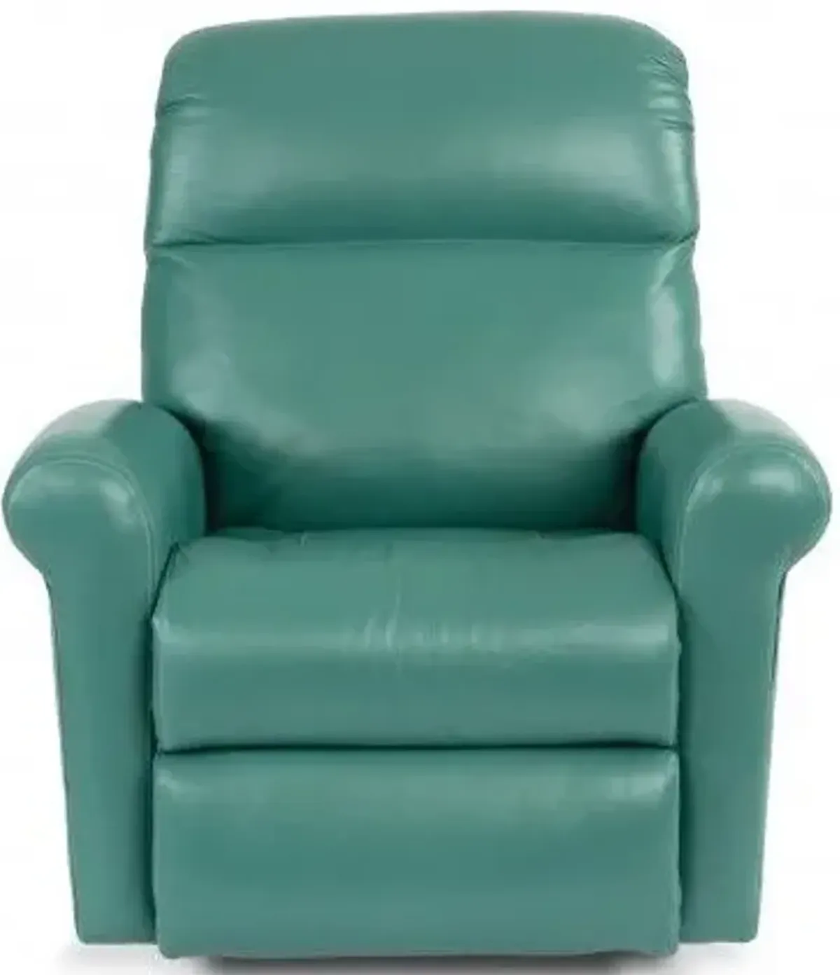 Flexsteel Davis Malachite Swivel Gliding Leather Manual Recliner