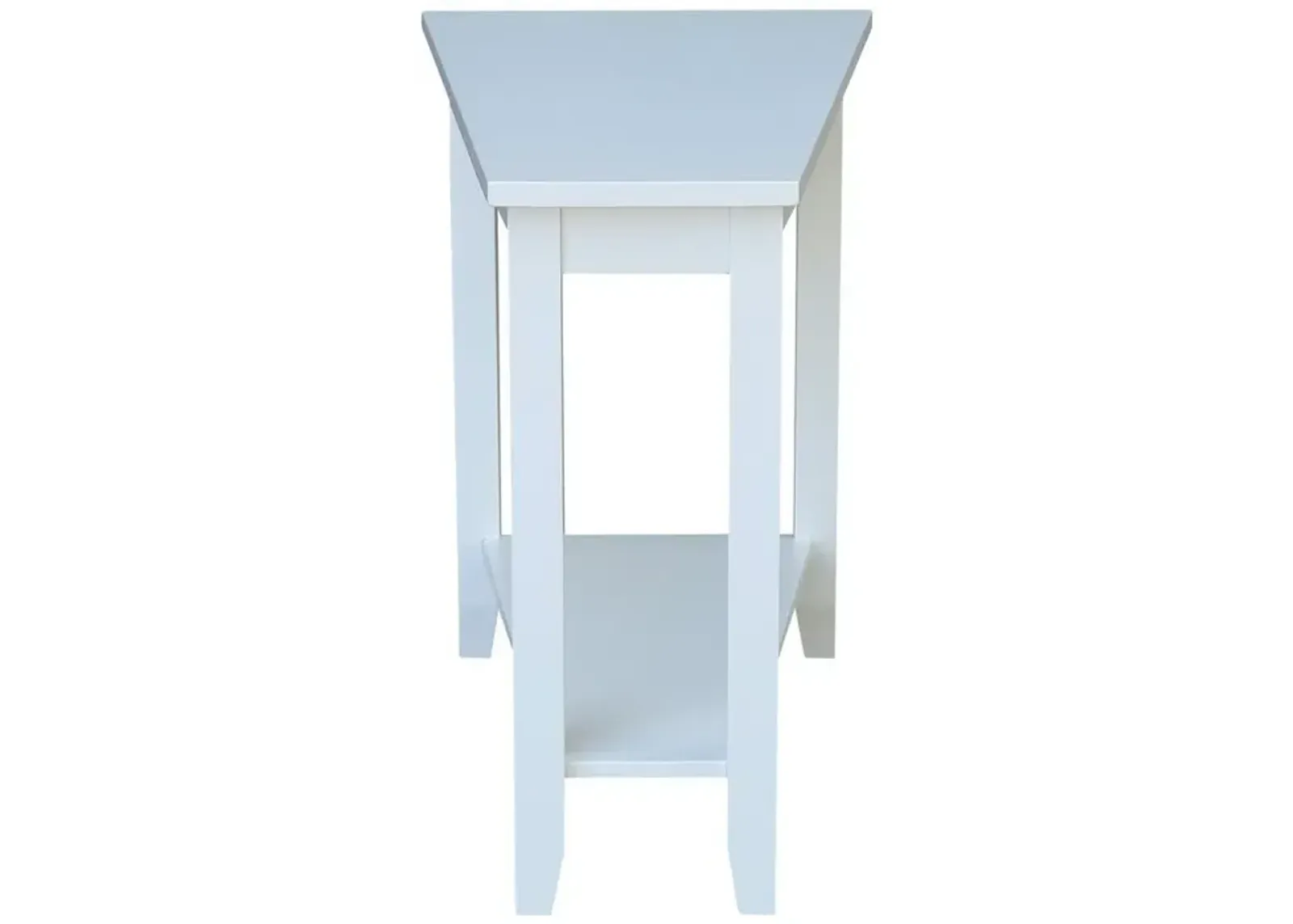 John Thomas Destinations Keystone Accent Table in Pure White