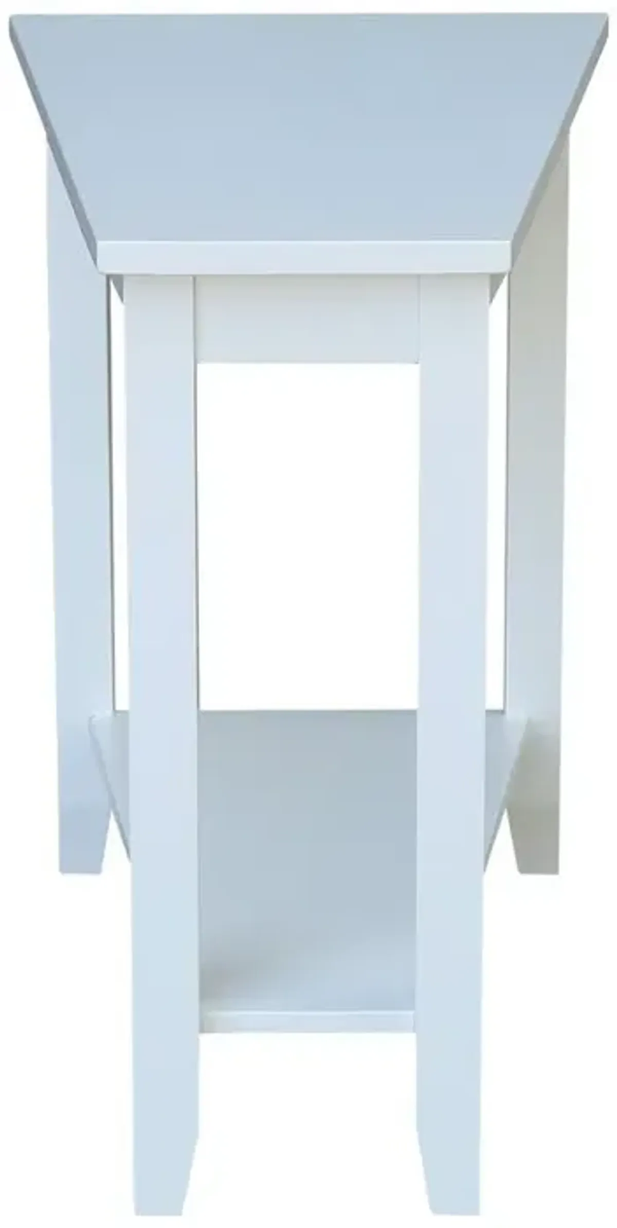 John Thomas Destinations Keystone Accent Table in Pure White