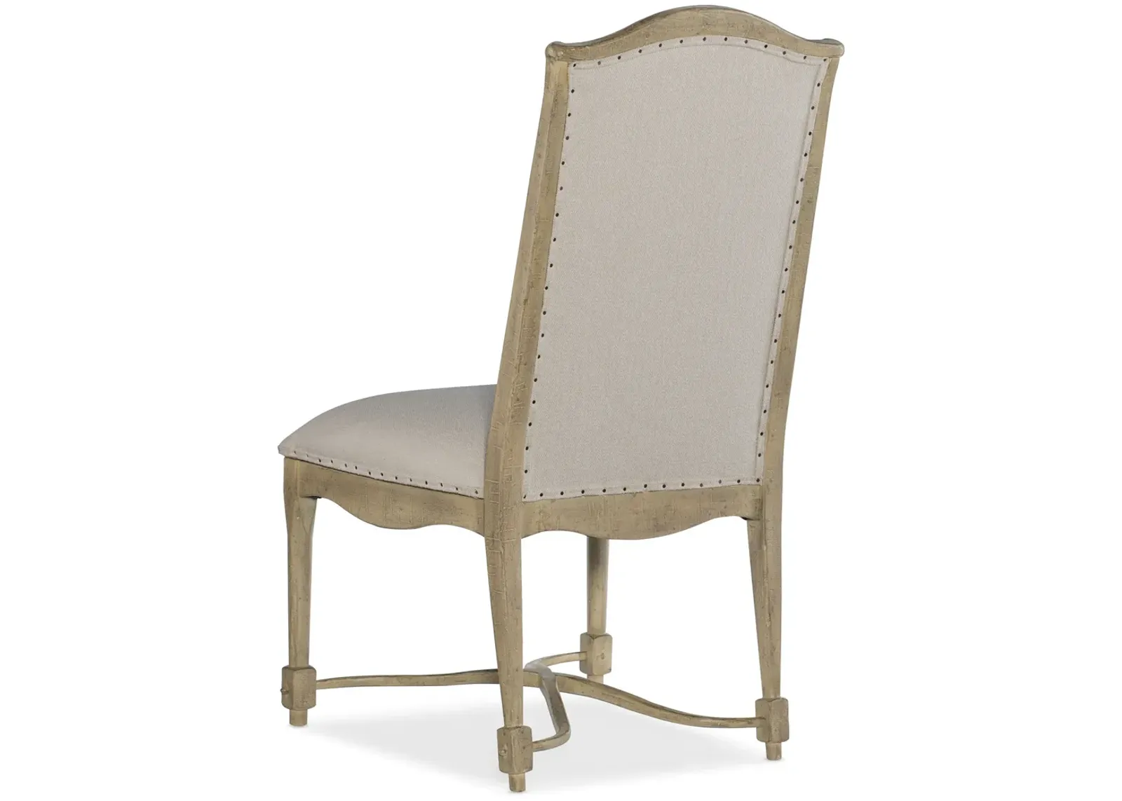 Hooker Furniture Ciao Bella Upholstered Back Natural Finish Side Chair