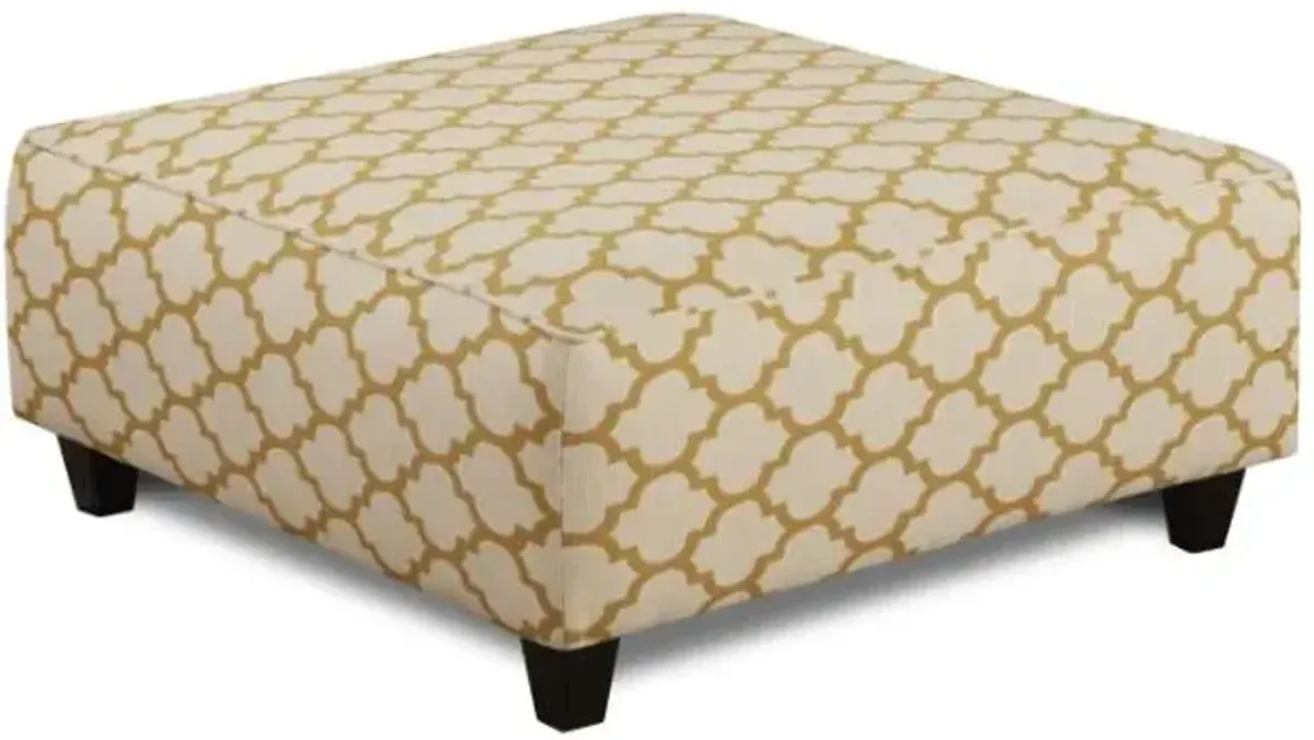 Fusion Maxwell Gray Steed Cash Citrine Cocktail Ottoman