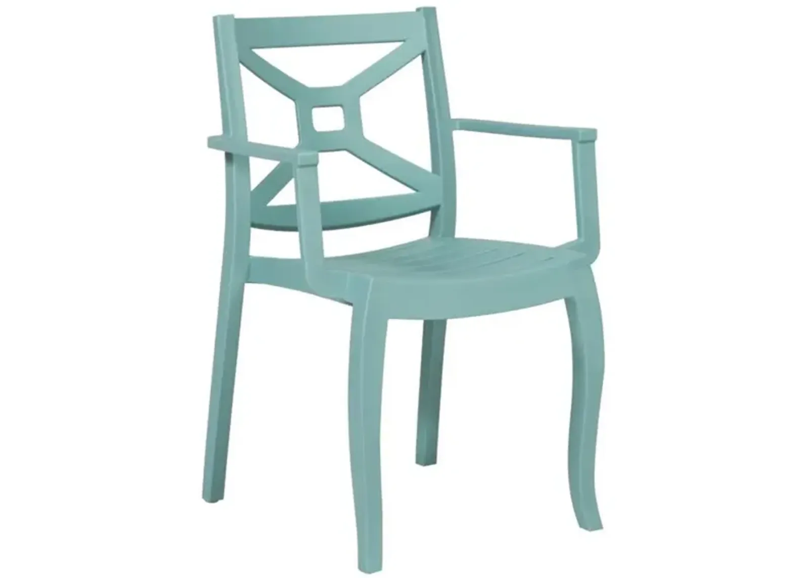 Rainbow Outdoor Zeus Box Armchair in Blue