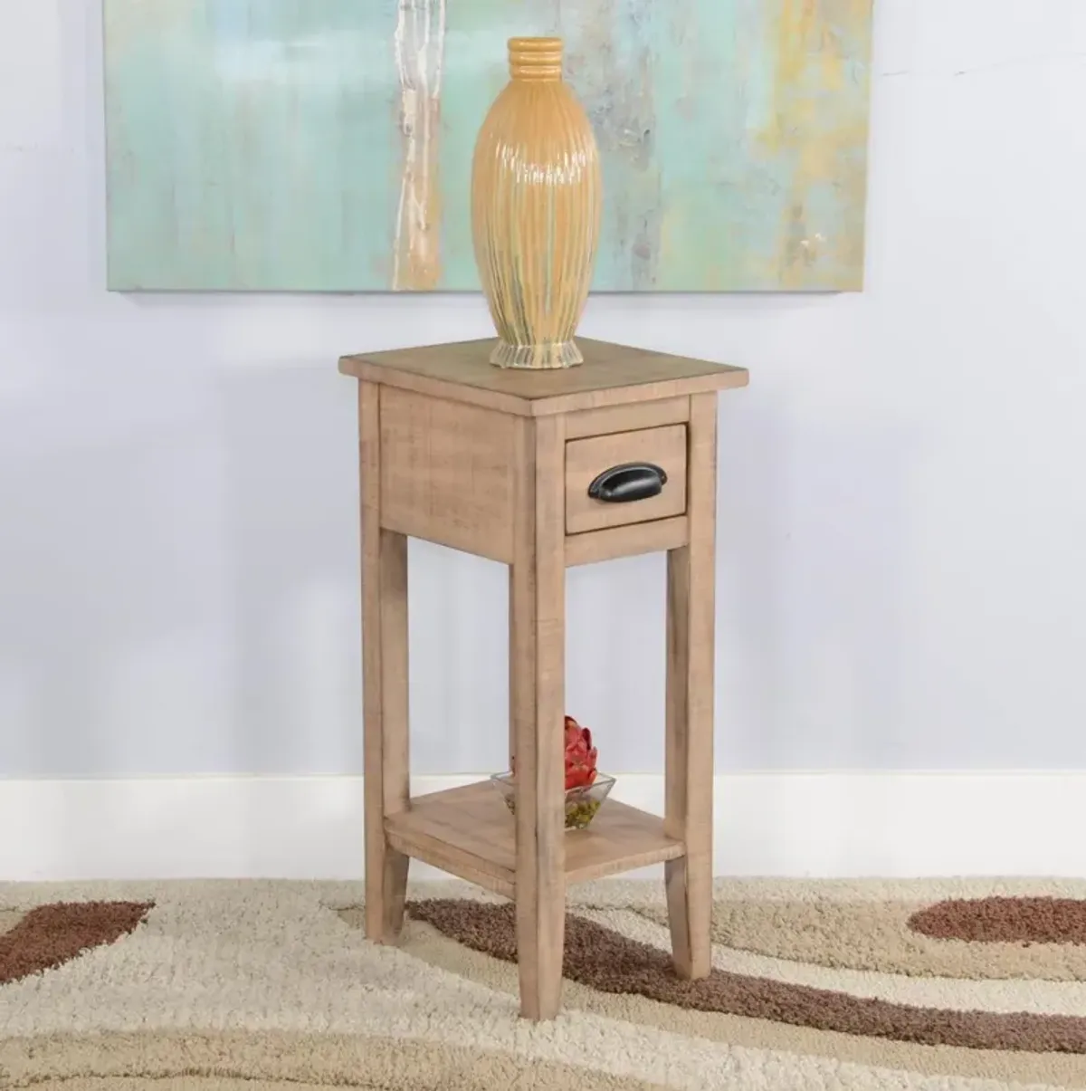 Sunny Designs Marina Beach Pebble Chair Side Table