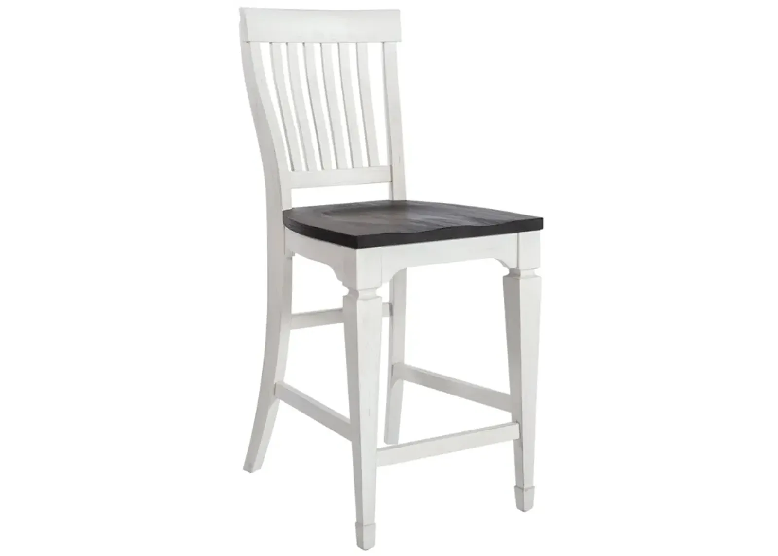 Liberty Furniture Allyson Park 5-Piece Charcoal/Wire Brushed White Gathering Table Set