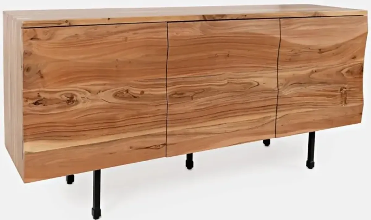 Jofran The Wave 3-Door Accent Cabinet