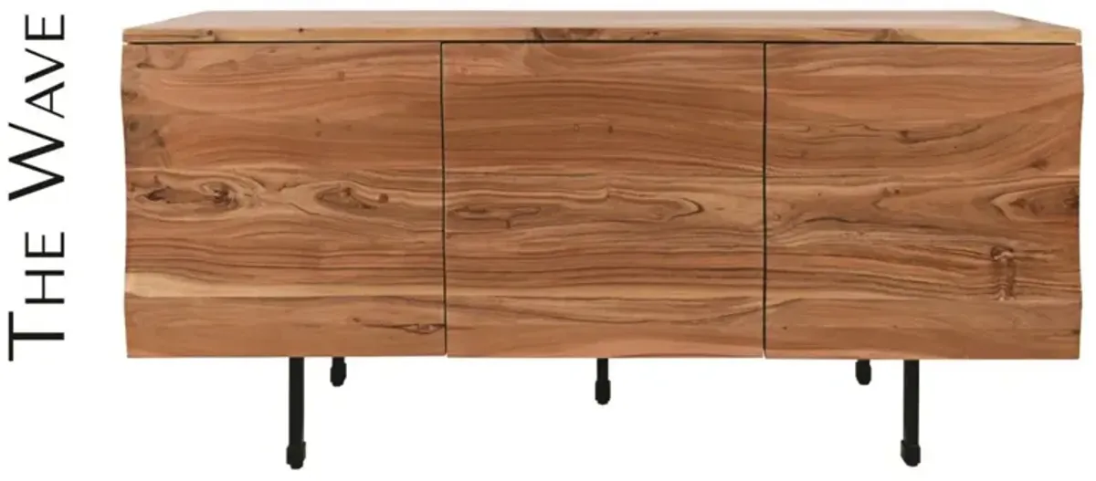 THE WAVE 3 DOOR ACCENT CABINET