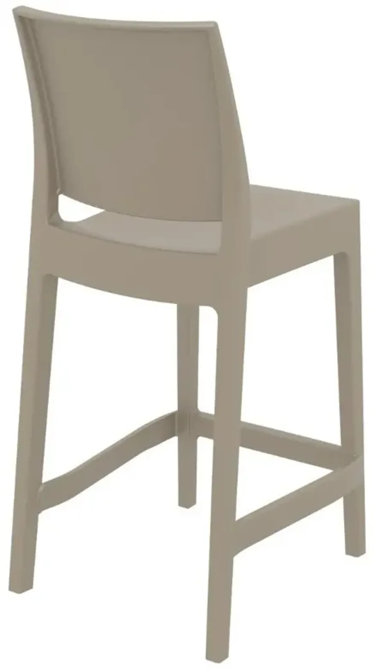 Compamia Maya Resin Counter Stool Taupe