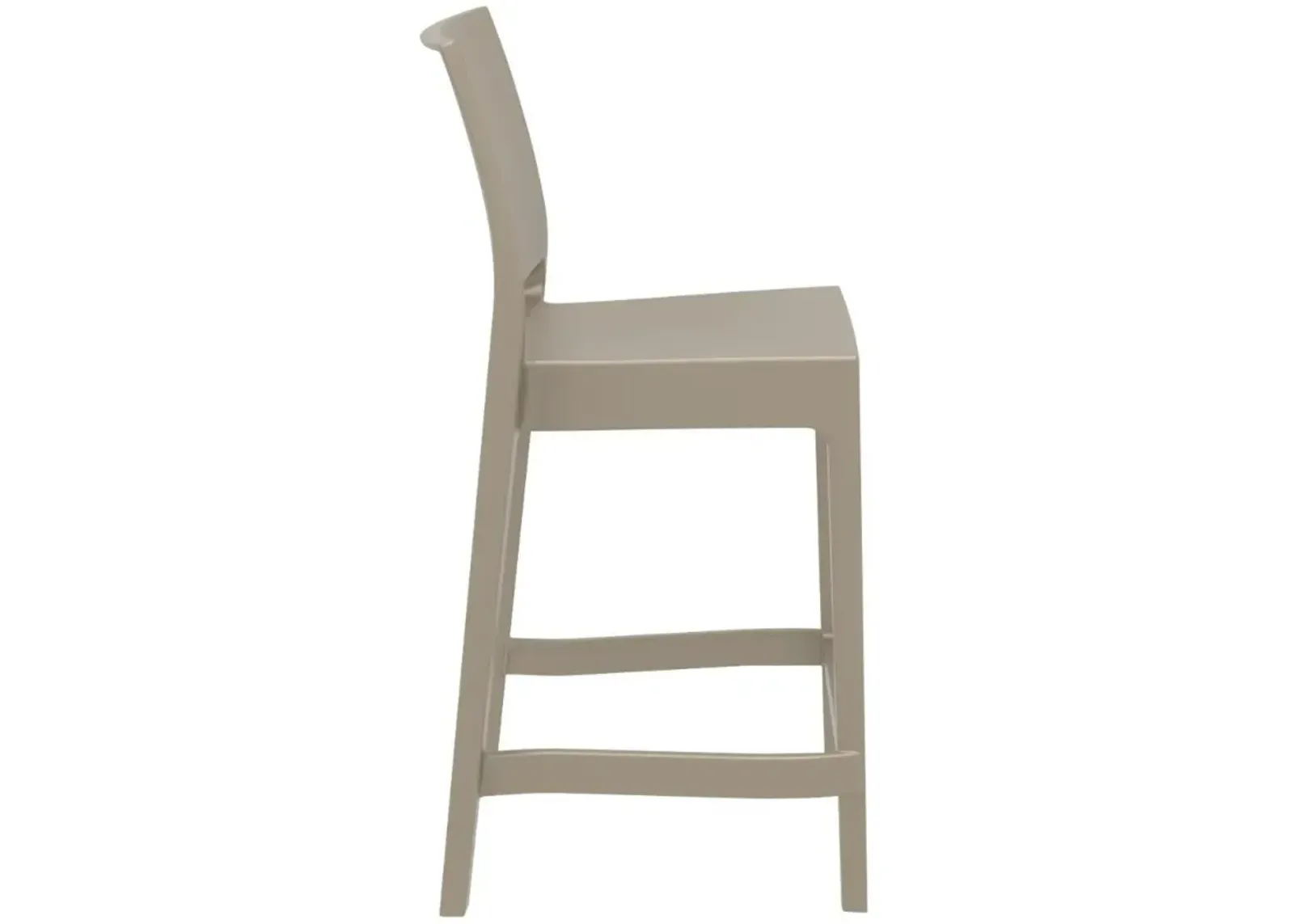 Compamia Maya Resin Counter Stool Taupe