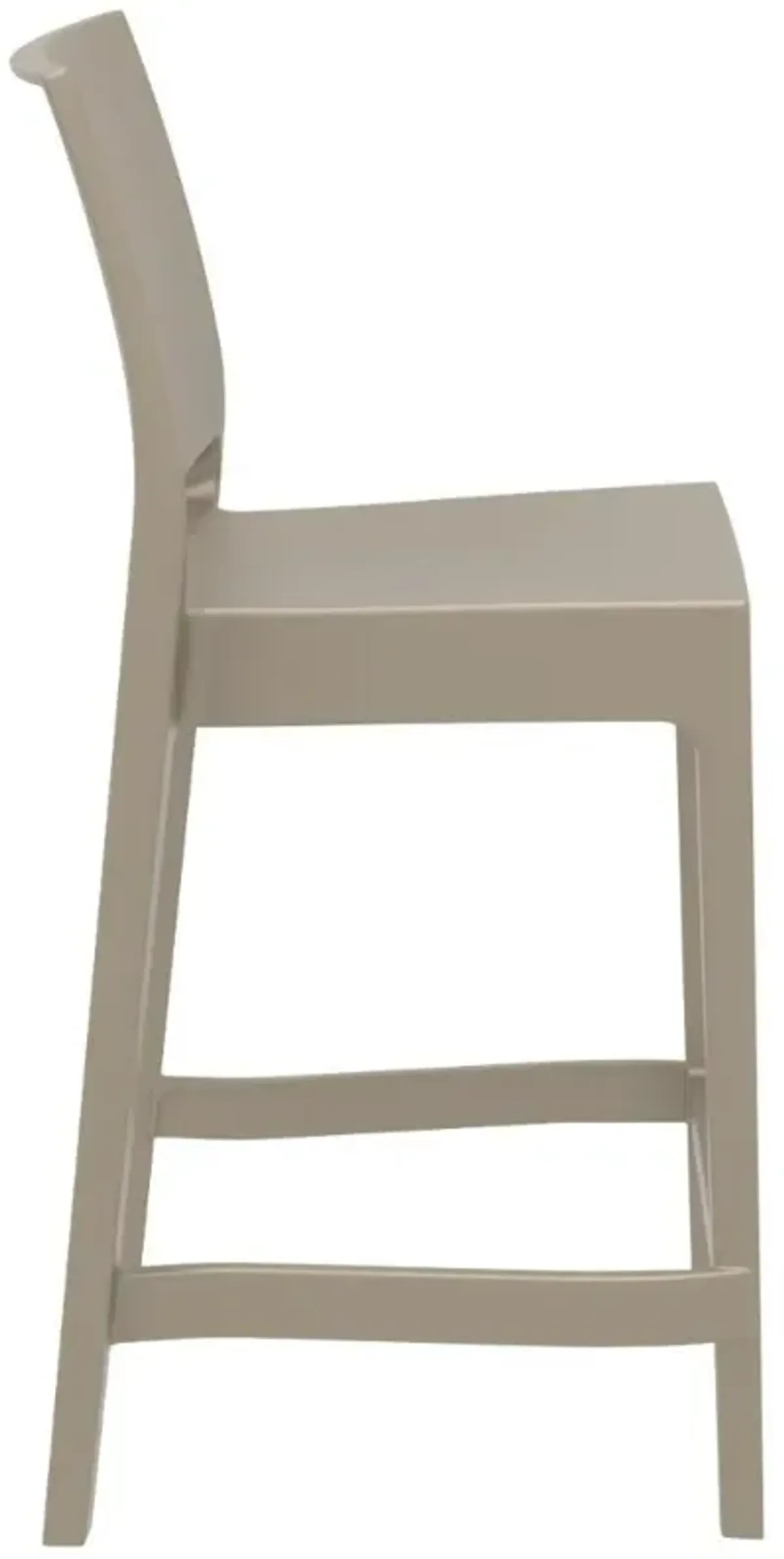 Compamia Maya Resin Counter Stool Taupe