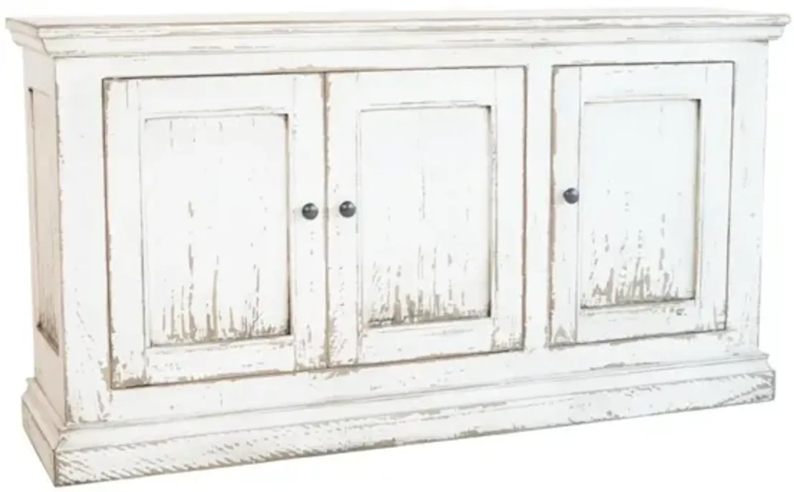 Nest Home Antique White Mimi 3-Door Cabinet