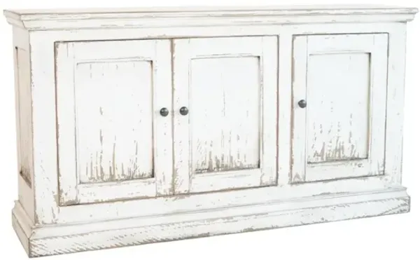 Nest Home Antique White Mimi 3-Door Cabinet