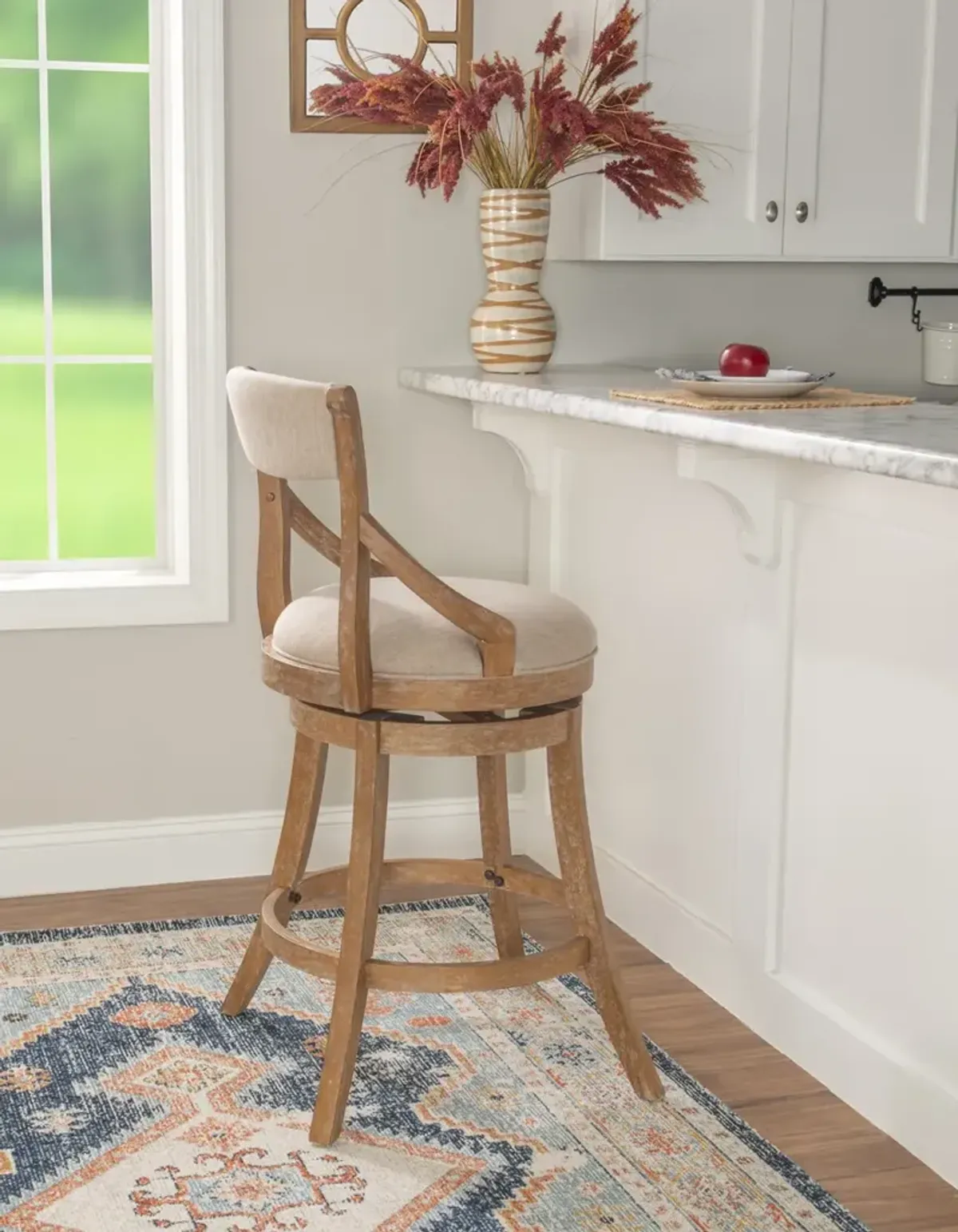 Powell Gilda Big & Tall Bar Stool