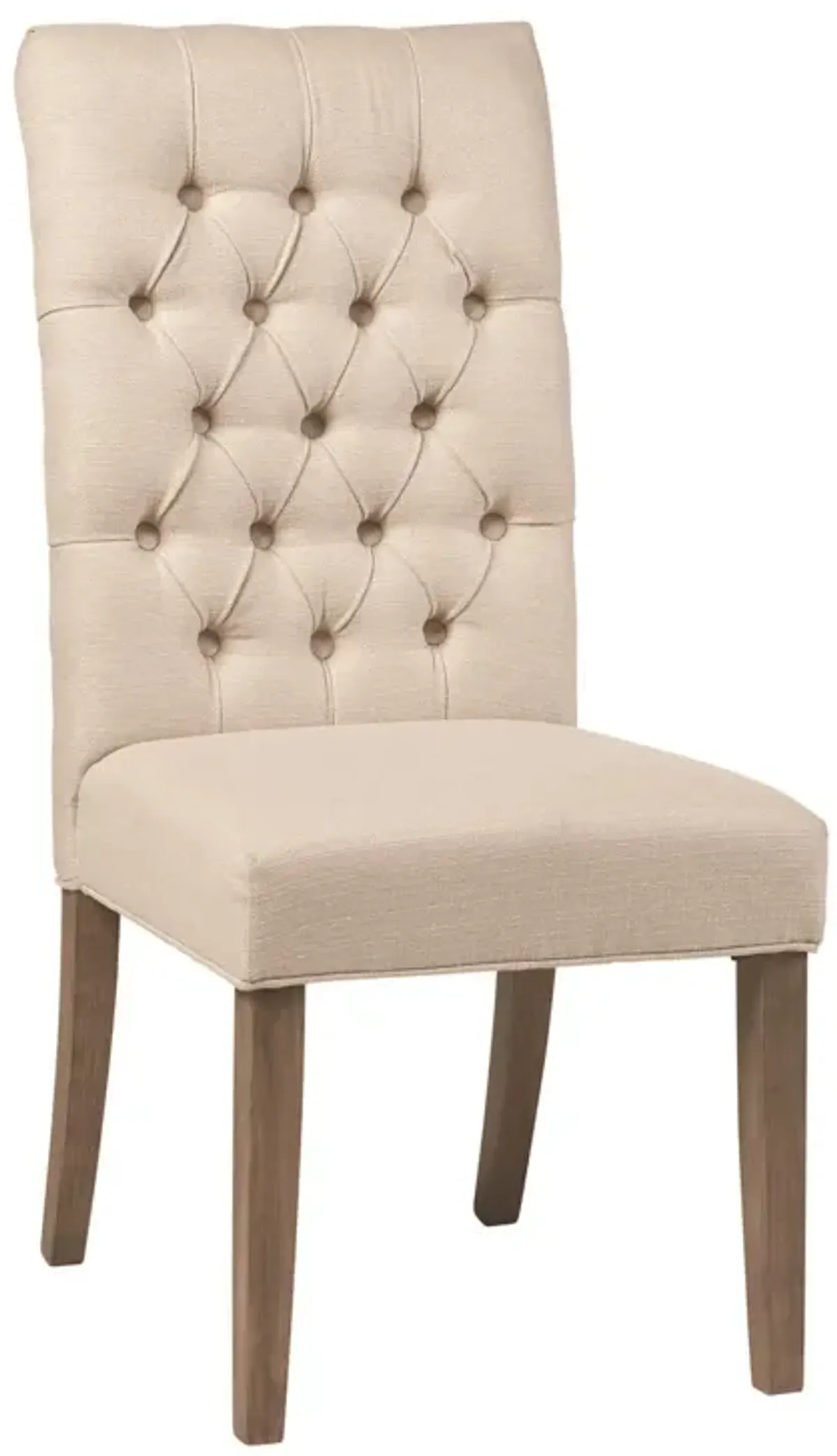 Coaster Douglas Upholstered Dining Side Chair Oatmeal