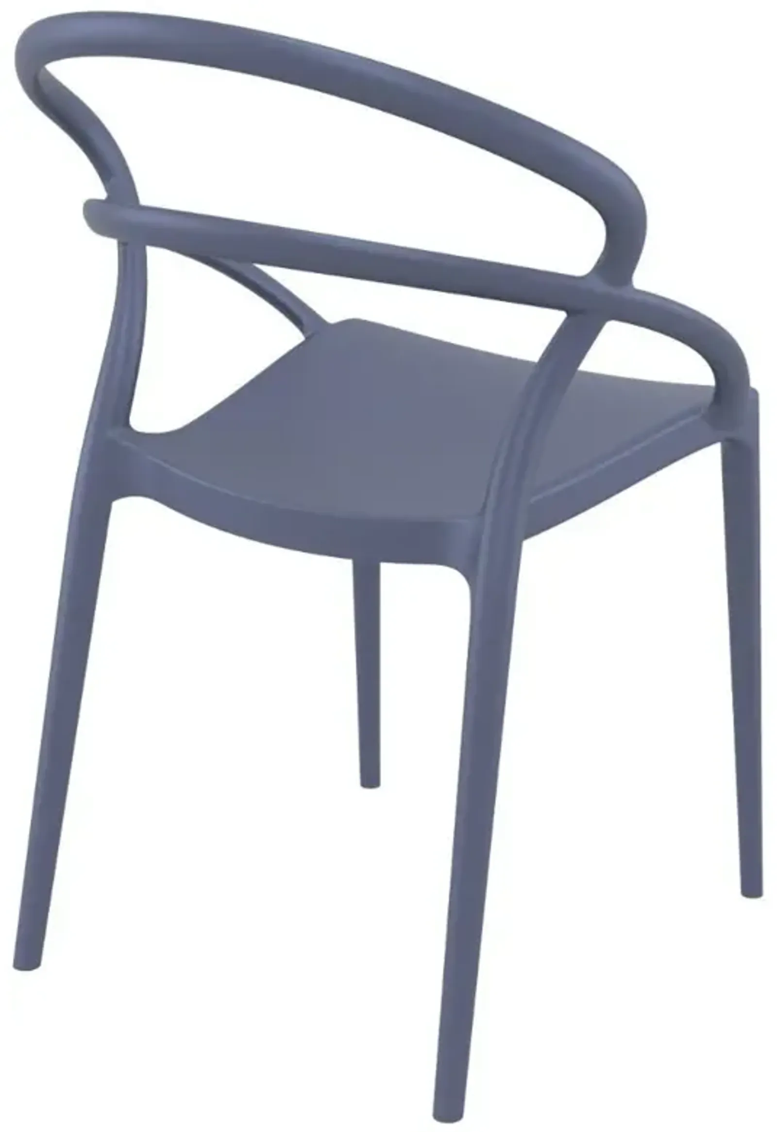 Compamia Pia Dining Chair Dark Gray