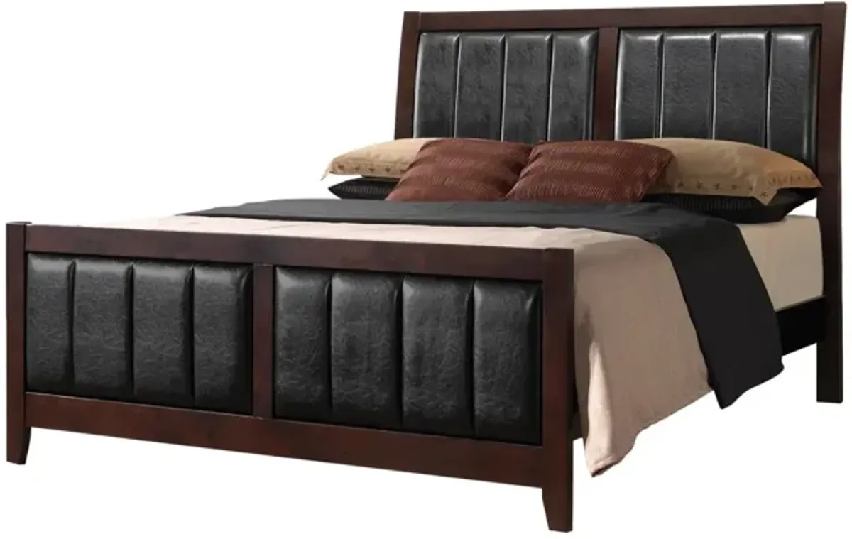 Coaster Carlton Wood Full Panel Bed Cappuccino